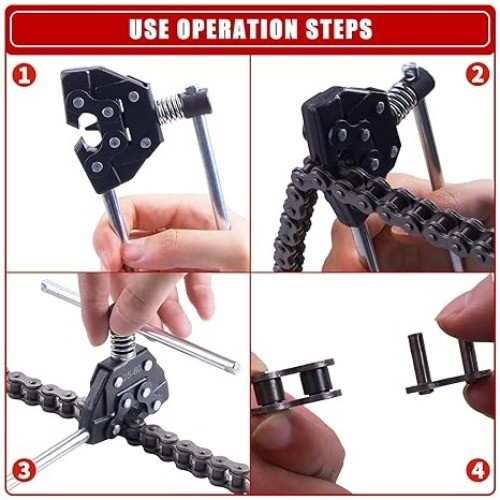 Chain Detacher Breaker Cutter Fit for 25/35/41/40/50/60 415H,428H, 520,530 Rolle