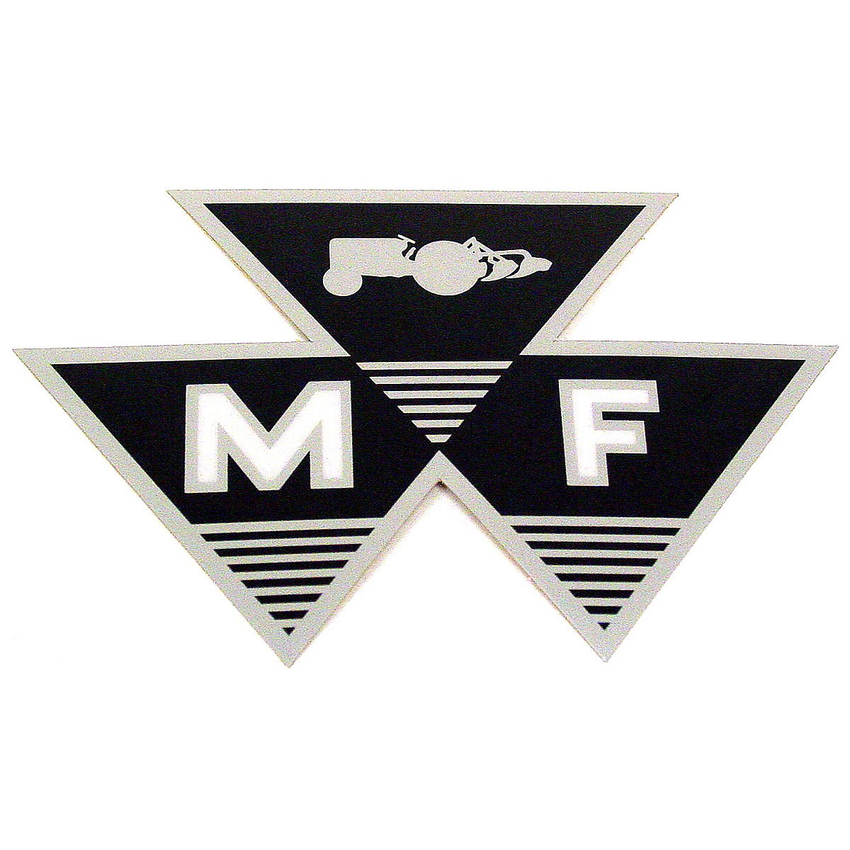 Mylar Triple Triangle Logo Decal Fits Massey Ferguson Tractor | 6″ x 4″