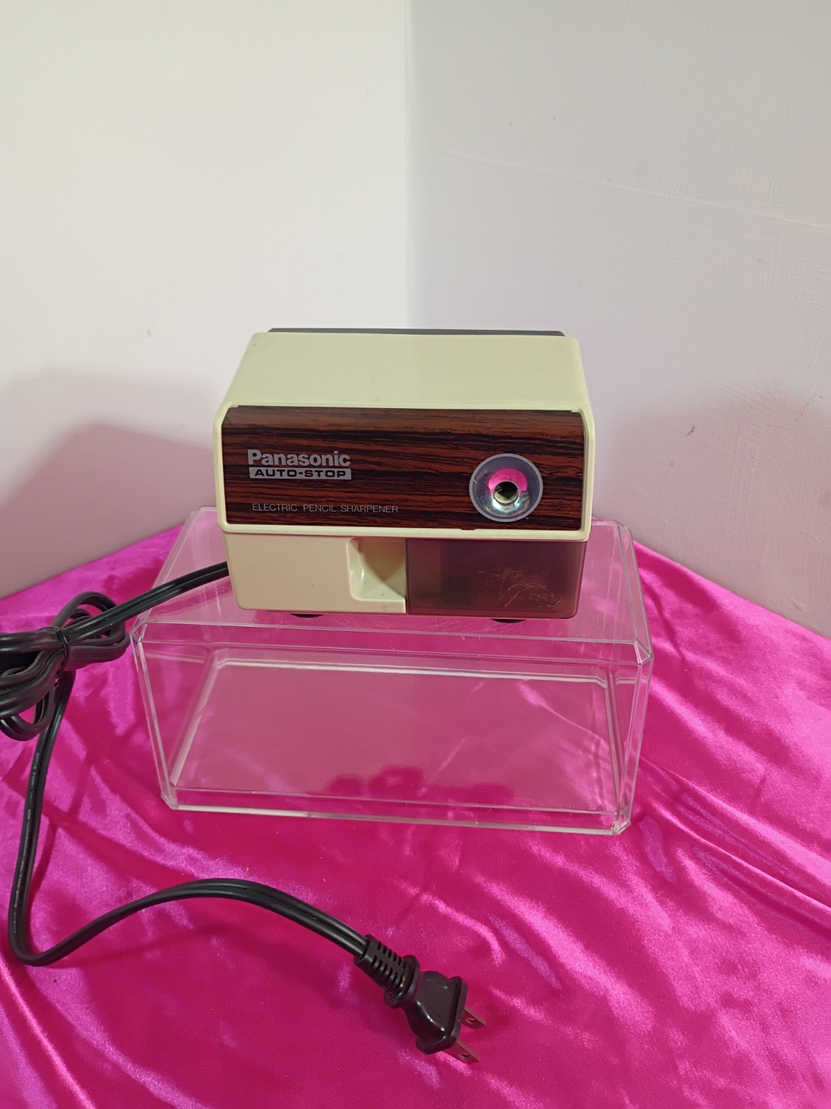 Vintage Panasonic KP-110 Auto Stop Electric Pencil Sharpener Japan Working
