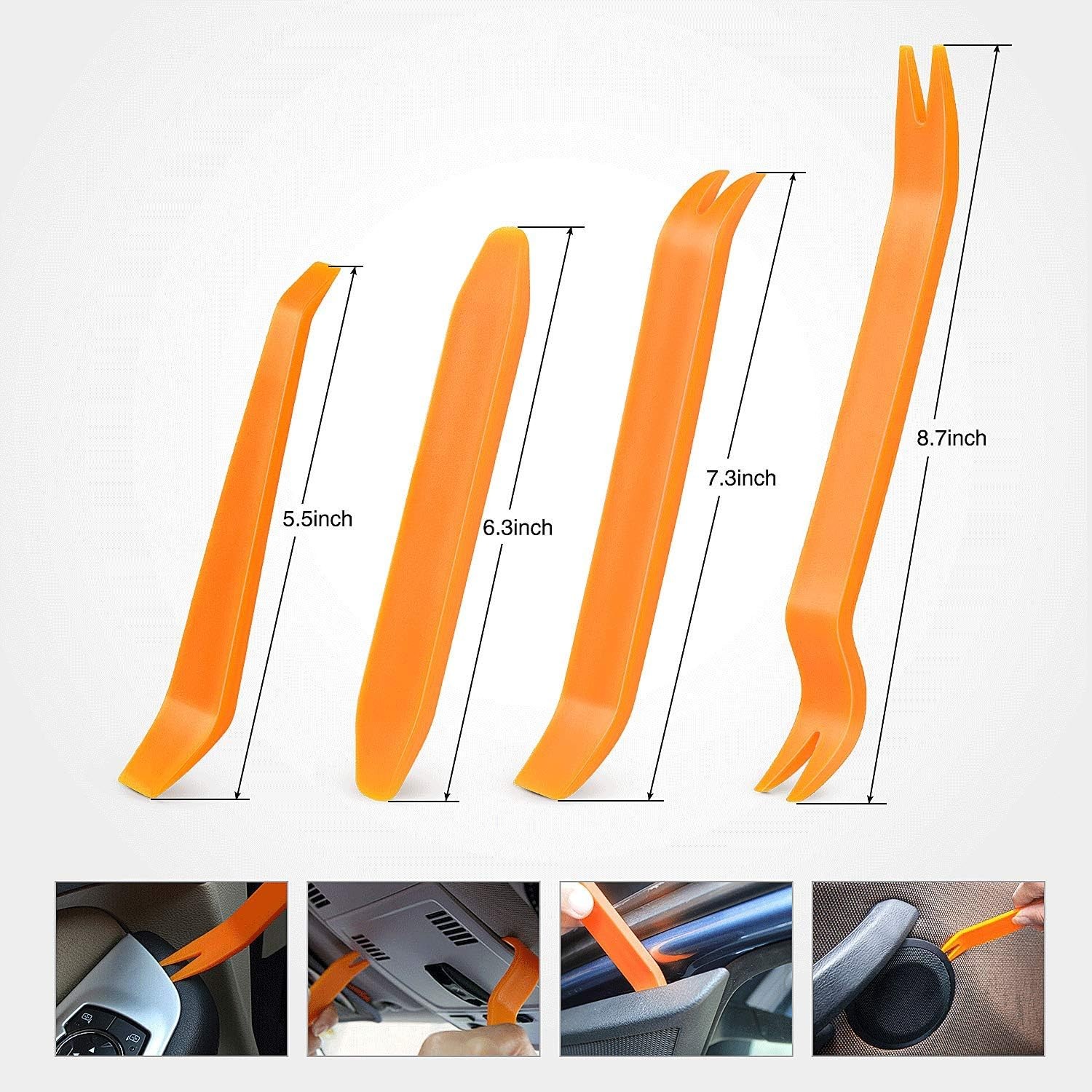 GOOACC 240PCS Bumper Retainer Clips Car Plastic Rivets Fasteners Kit