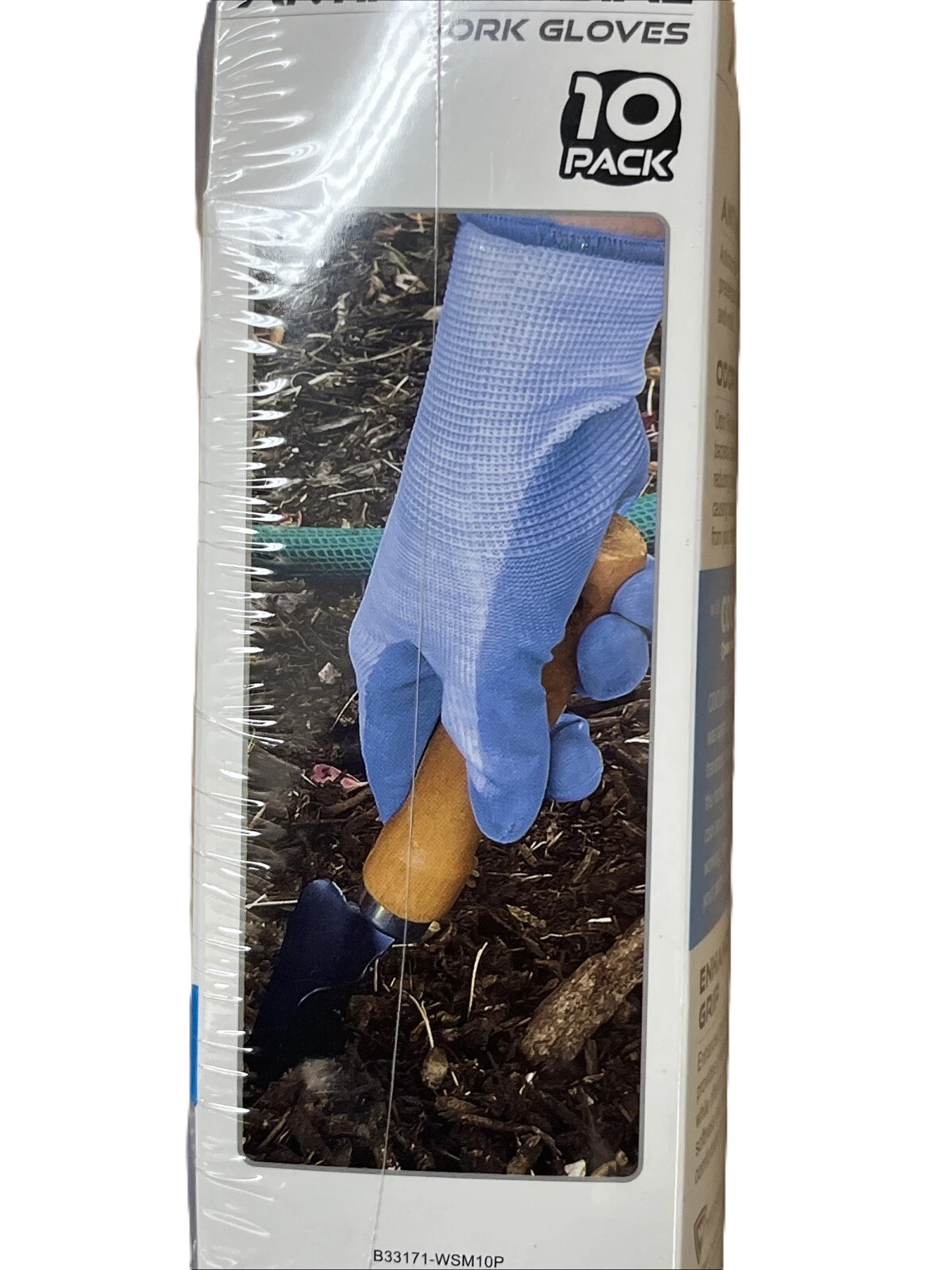 Boss Antimicrobial Women’s Work Gloves with Grip Coating – CoolMax Core (10PK)