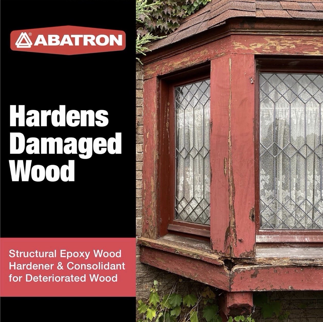 Abatron LiquidWood 2 Pint Kit Epoxy Wood Hardener Consolidant Part A & B