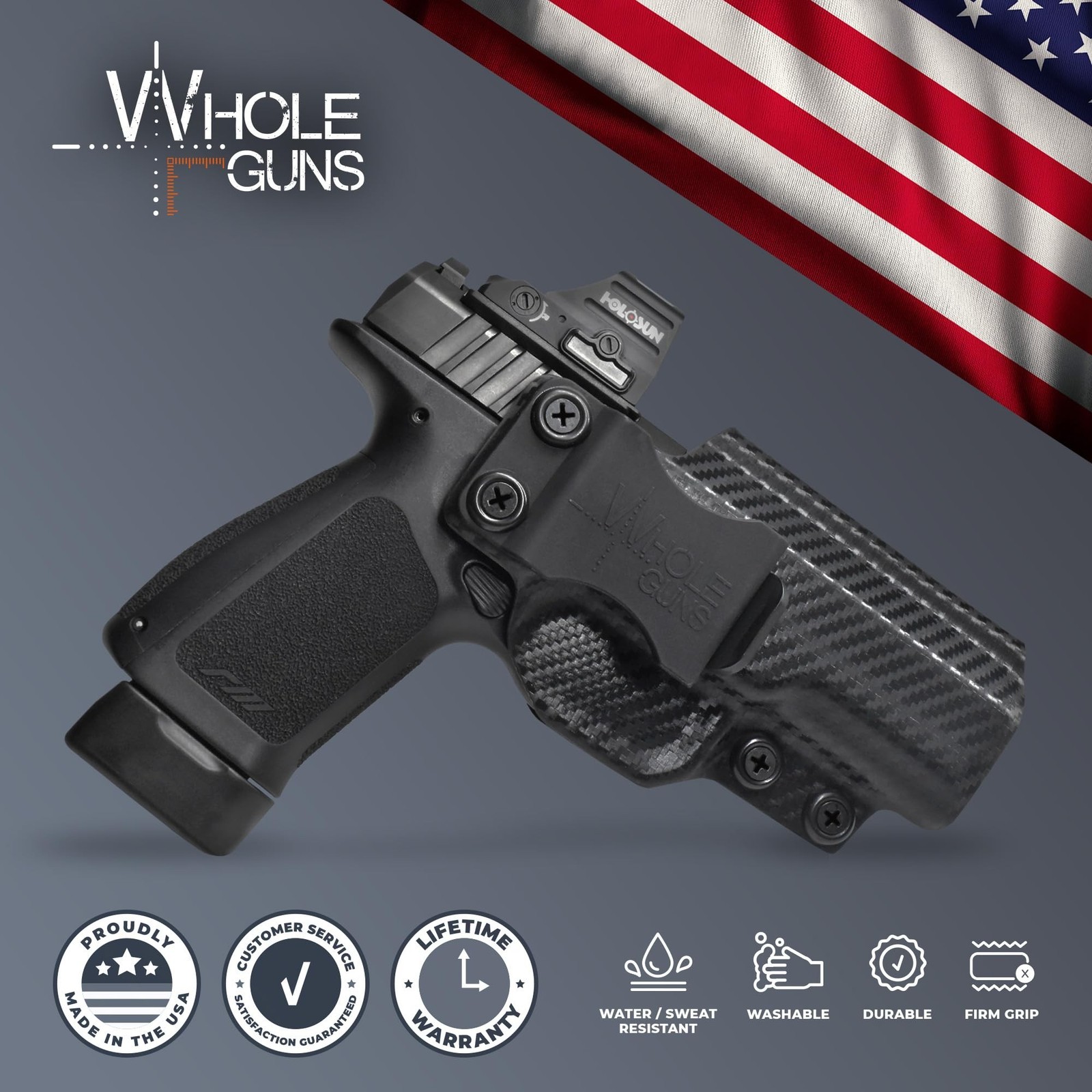 IWB Sweat Guard Holster – Inside The Waistband Holster – fits Taurus 856 2”