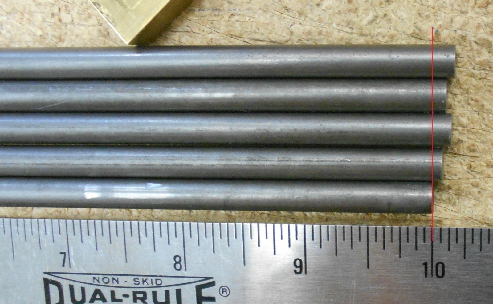 (5) pieces 12L14 Carbon Steel round 1/4″ (0.25) 10″ CF RND bar stock – CUTOFFS