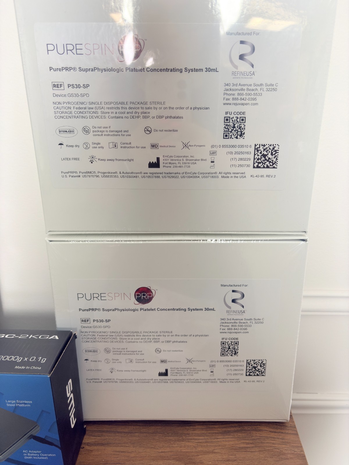 PureSpin PRP Executive Series Centrifuge II Eppendorf 5702 + PurePRP Accessories