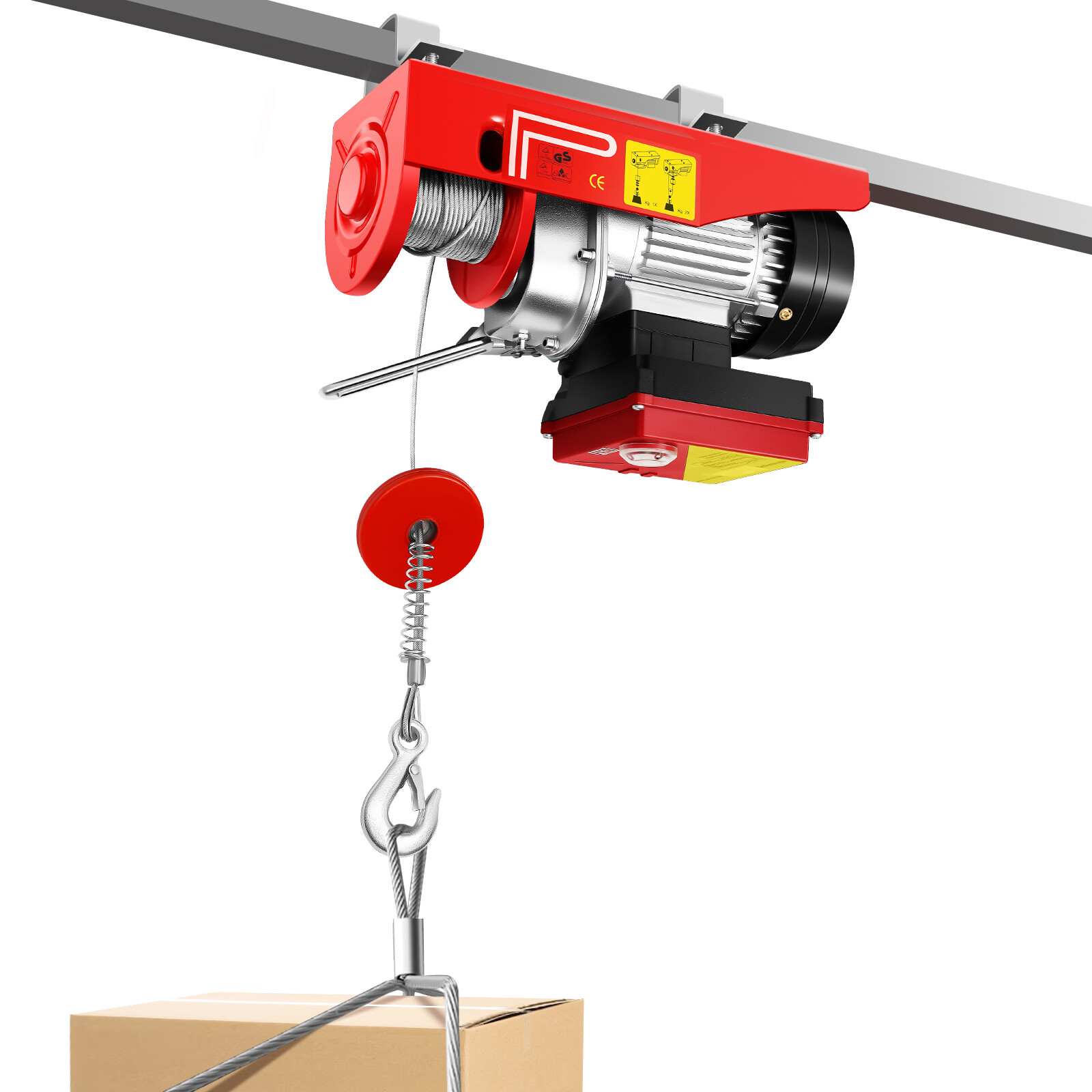 2-In-1 Electric Handling Winch Wireless Lifting Hoist & Remote 440lbs/200kg