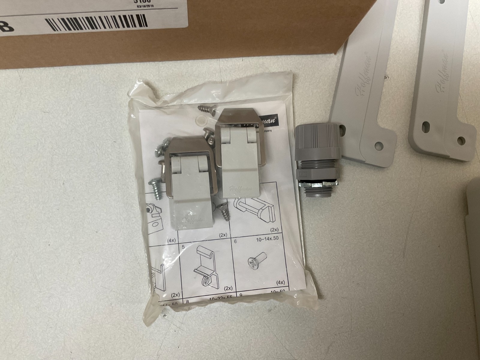 NEW Hoffman A12106PHC PolyPro Electrical Enclosure Box 12x10x6 NEMA 4 4X 12 13