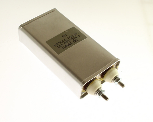4mfd 1000VDC Hermetically Sealed Oil Capacitor 4uf 1000V DC 1,000 Volts