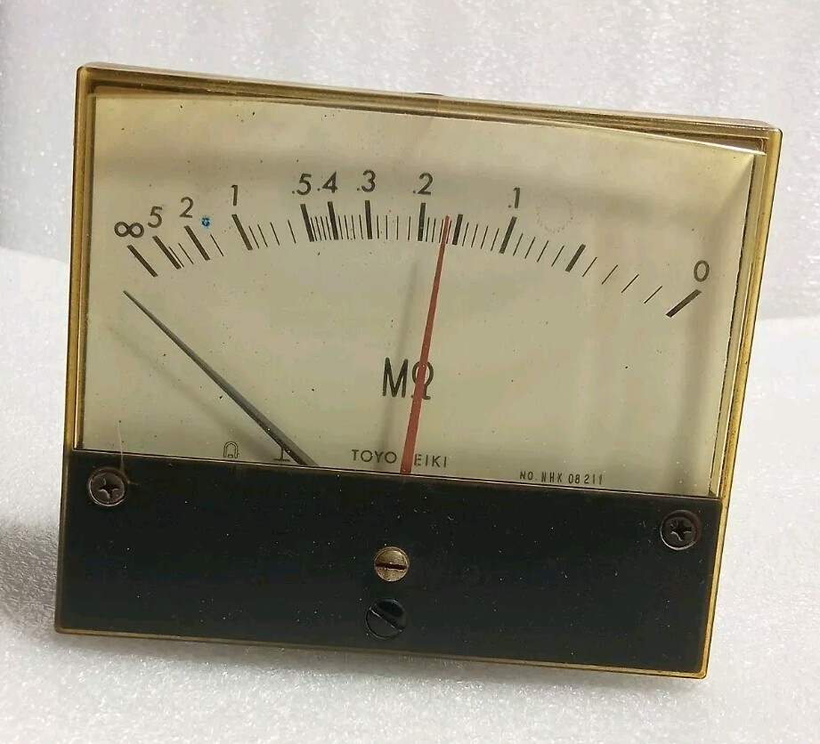 TOYO KEIKI DCF-12N INSULATION MONITOR 0-5-∞ MΩ USED