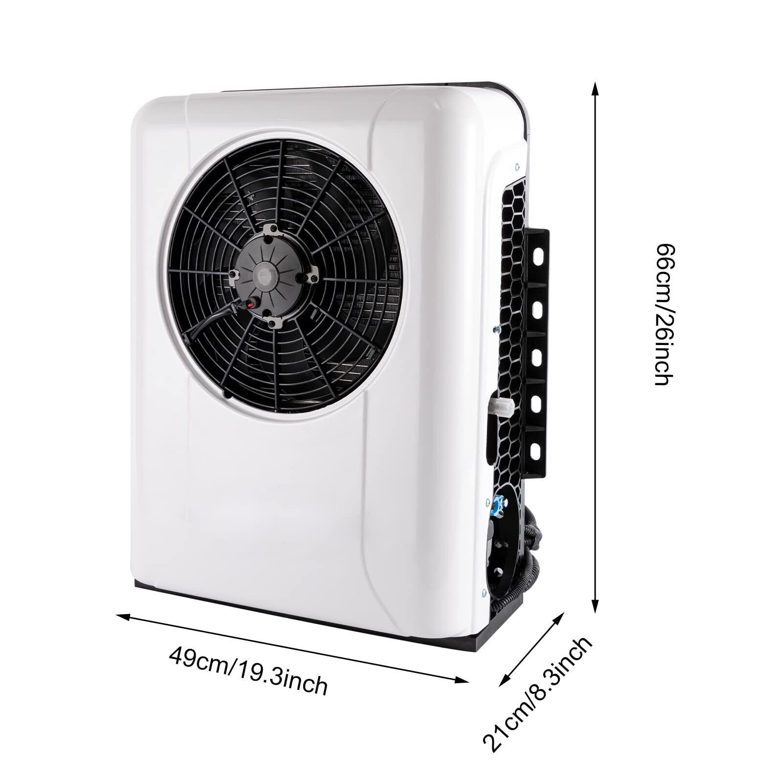 12V Truck Air Conditioner 12000 BTU Car Cab RV AC Unit Fit Bus Caravan Cooling