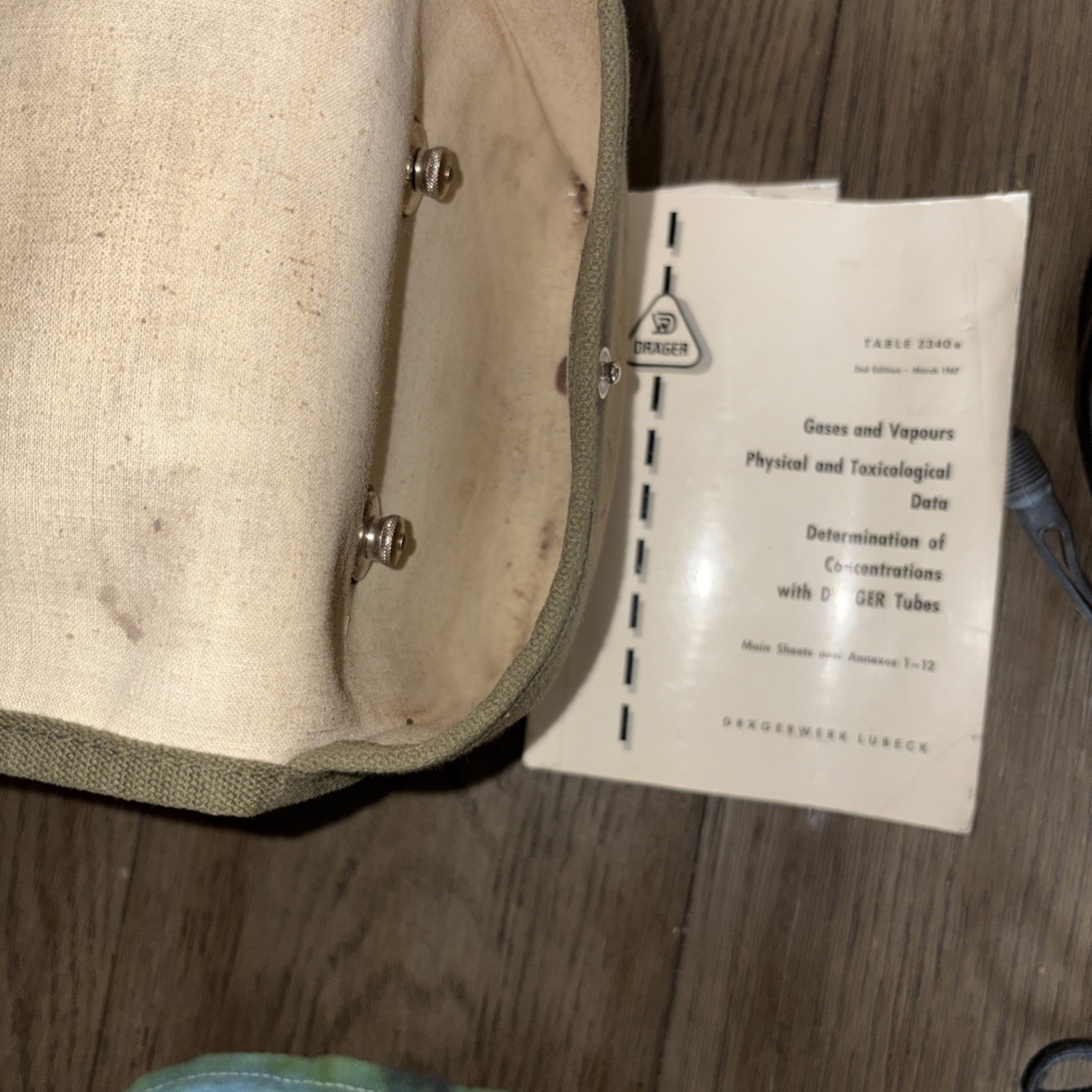 DRÄGER GASSPÜRGERÄT MULTI GAS LEAK DETECTOR MOD 21/31 V100 ZUBEHÖR THW FEUERWEHR