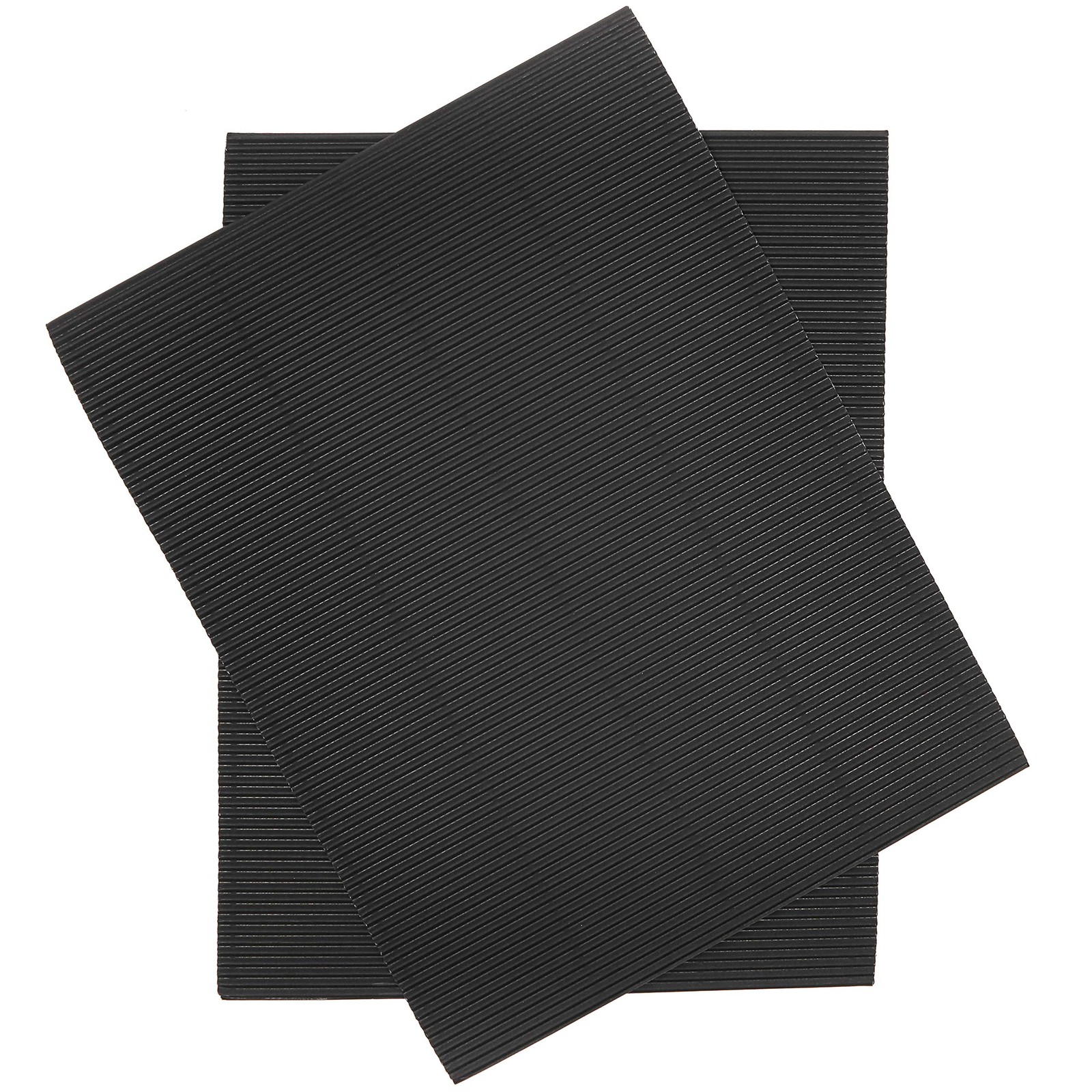 48 PCS Black 8.5×11 Inch Corrugated Paper Sheets DIY Craft Mailing Packaging