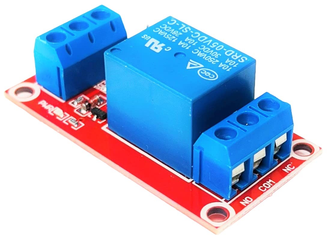 DIYables 3pcs Relay Module for Arduino, ESP32, ESP8266, Raspberry 3.3v – 5v