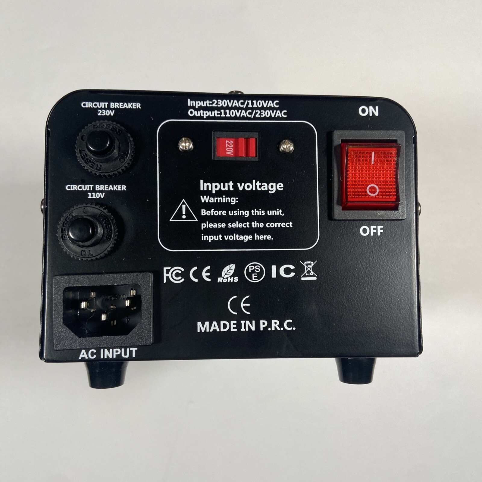 Lvyuan 800w Step Up Step Down Voltage Transformer – New Open Box – VTUS-800