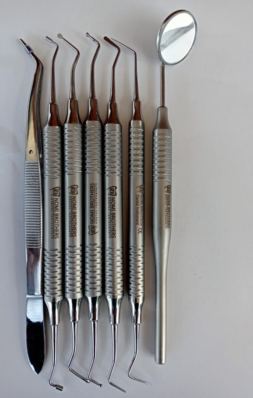 German Dental Composite Filling Instruments Set of 7 Hollow Handle Restorative