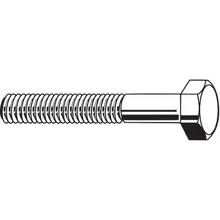 Zoro Select M04100.120.0140 Class 10.9, M12-1.75 Hex Head Cap Screw, Black,