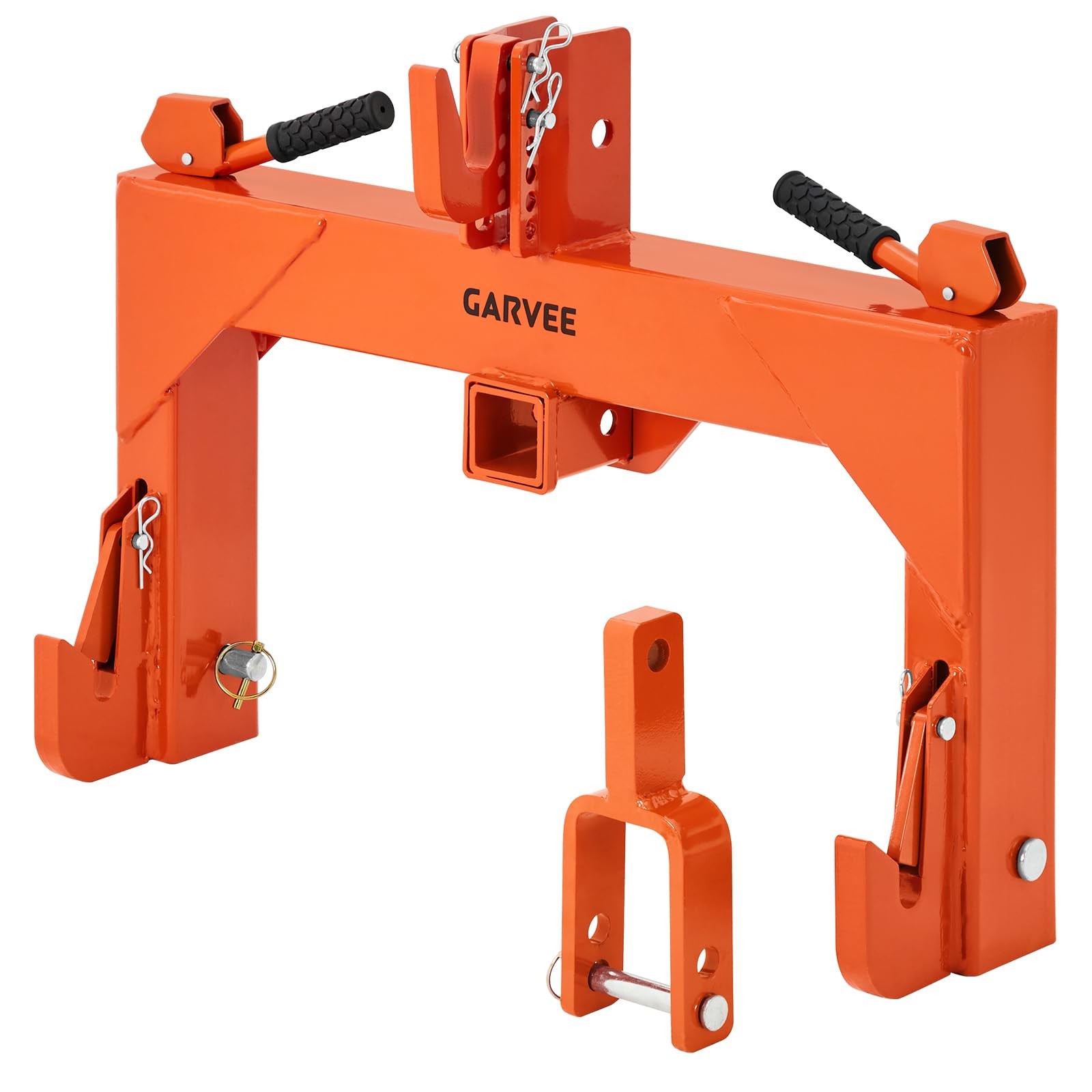 3Point Quick Hitch w/Versatile Adapter 2″ Receiver for Category 1 Tractor 3000lb