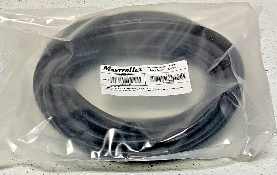 New MasterFlex Pump 96412-17 Precision Pump Tubing FDA Compliant Viton #17 25Ft