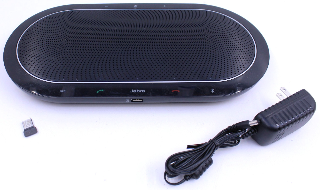 Jabra Speak 810 Audio Conference Bluetooth Speakerphone w/ USB Dongle – Tested