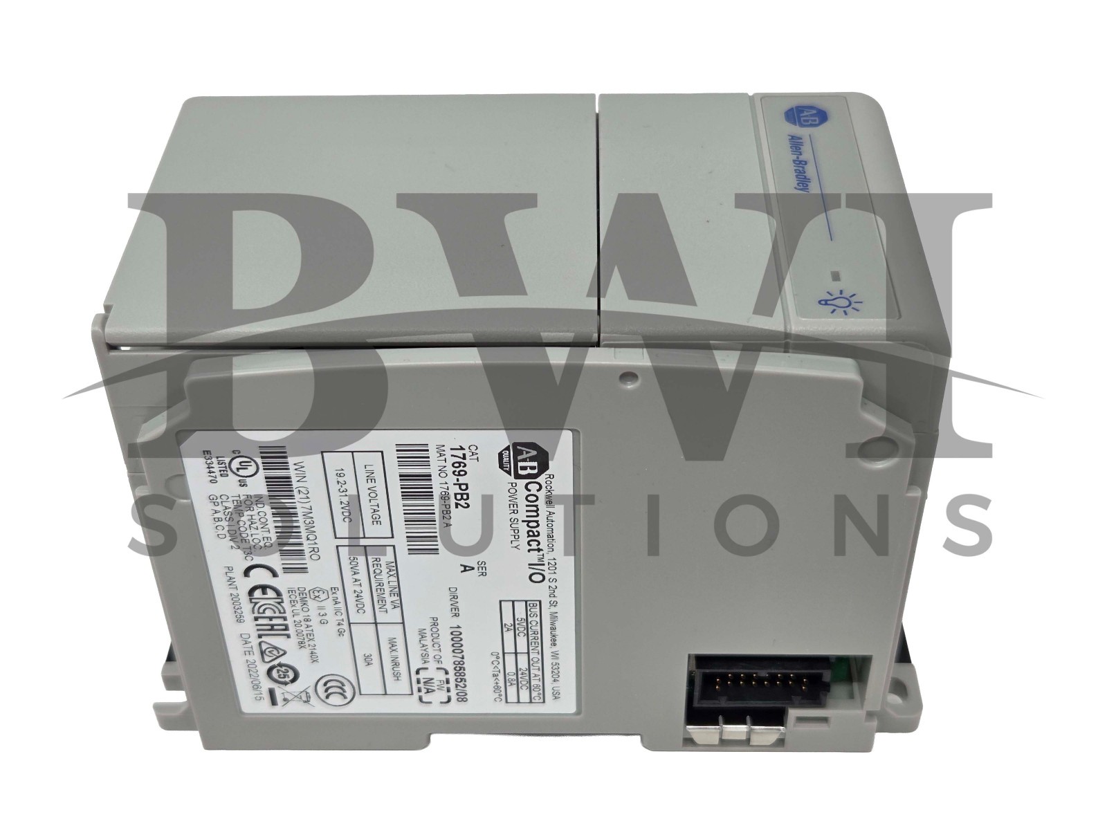 NEW Allen Bradley 1769-PB2 /A CompactLogix Power Supply 24VDC 30A 1769PB2