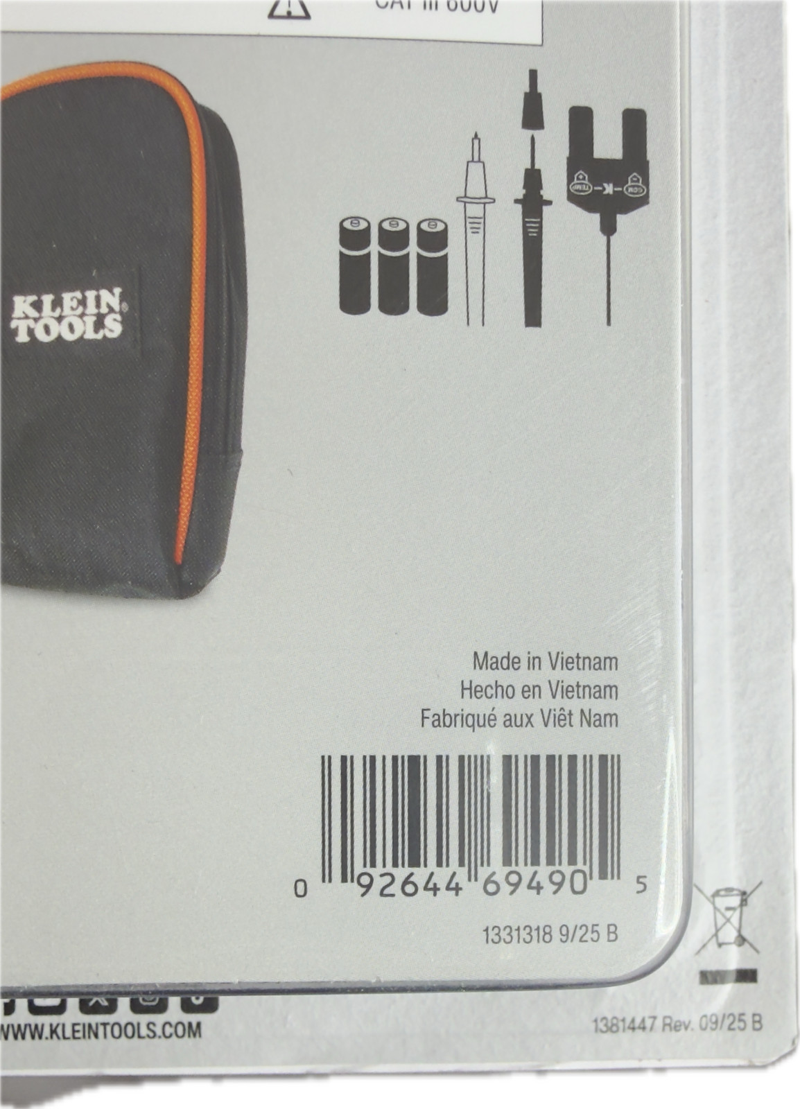 Klein Tools CL460S 400A AC/DC Smart Auto-Ranging Trims Clamp Meter (Sealed)