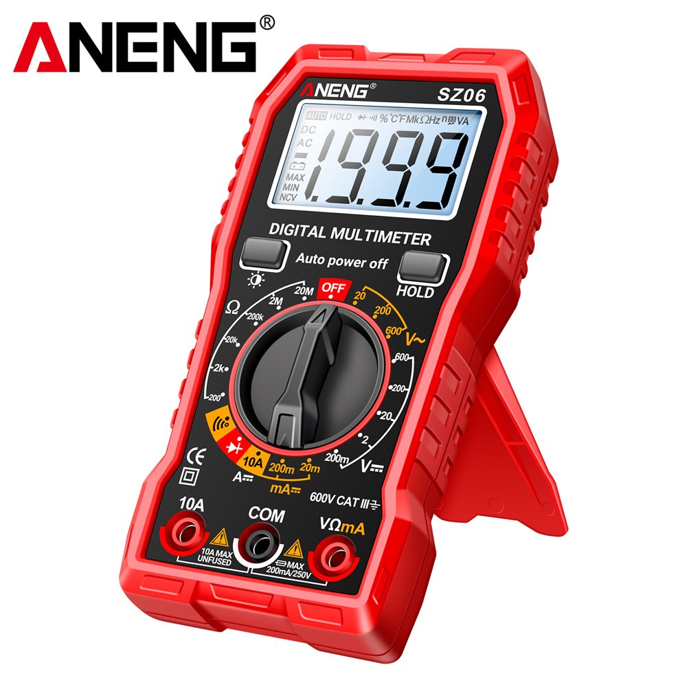 Digital Multimeter Voltmeter Ohmmeter Ammeter Multi Tester Meter with Backlight