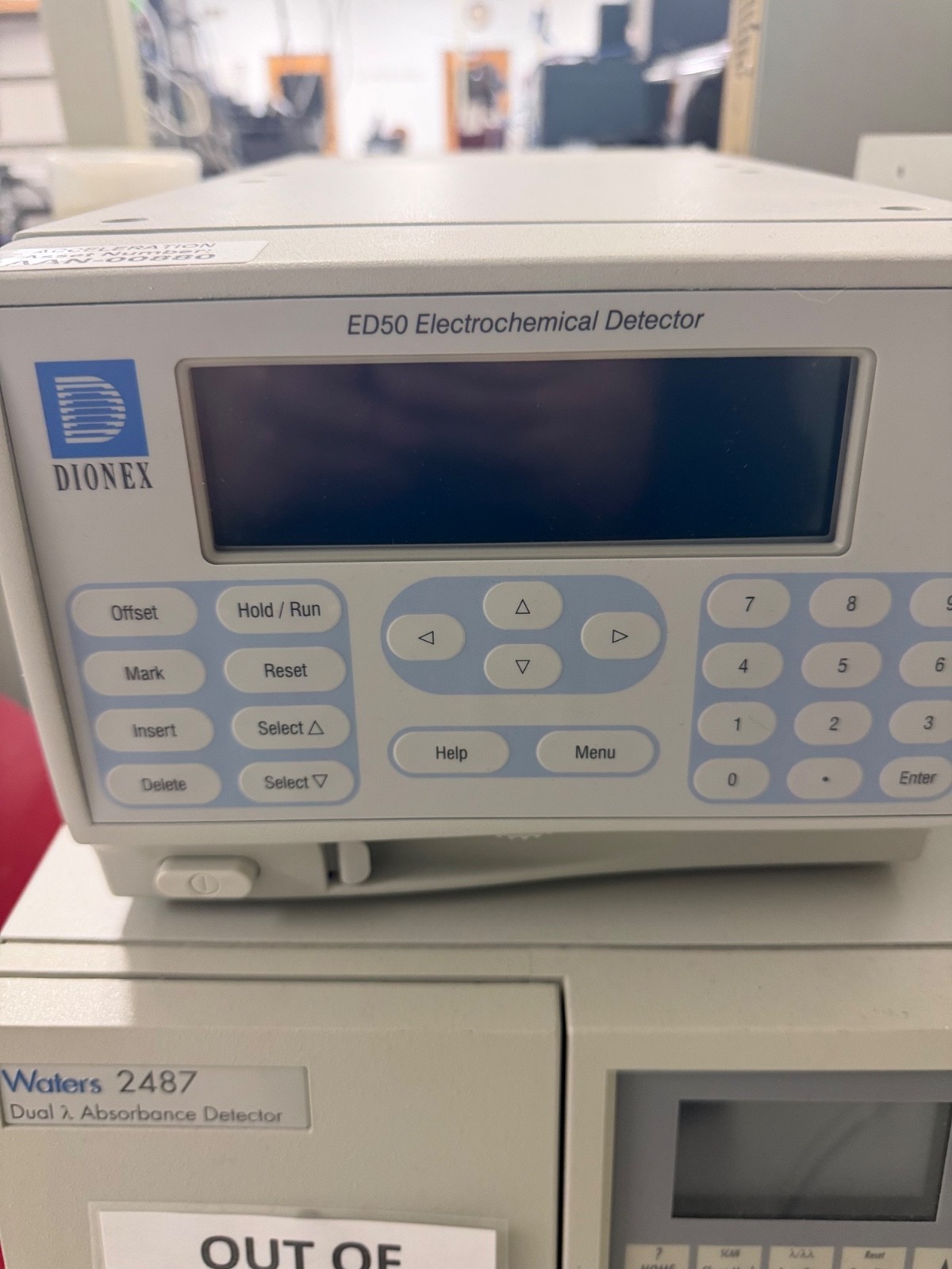 DIONEX ED50 ELECTROCHEMICAL DETECTOR SYSTEM – Read Description