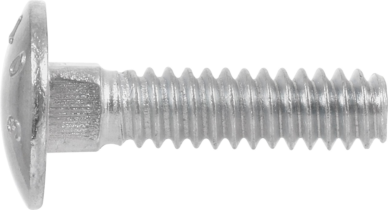 100 PCS 239979 Carriage Bolt 3/16×13/4 Inch Steel Zinc Plated Silver