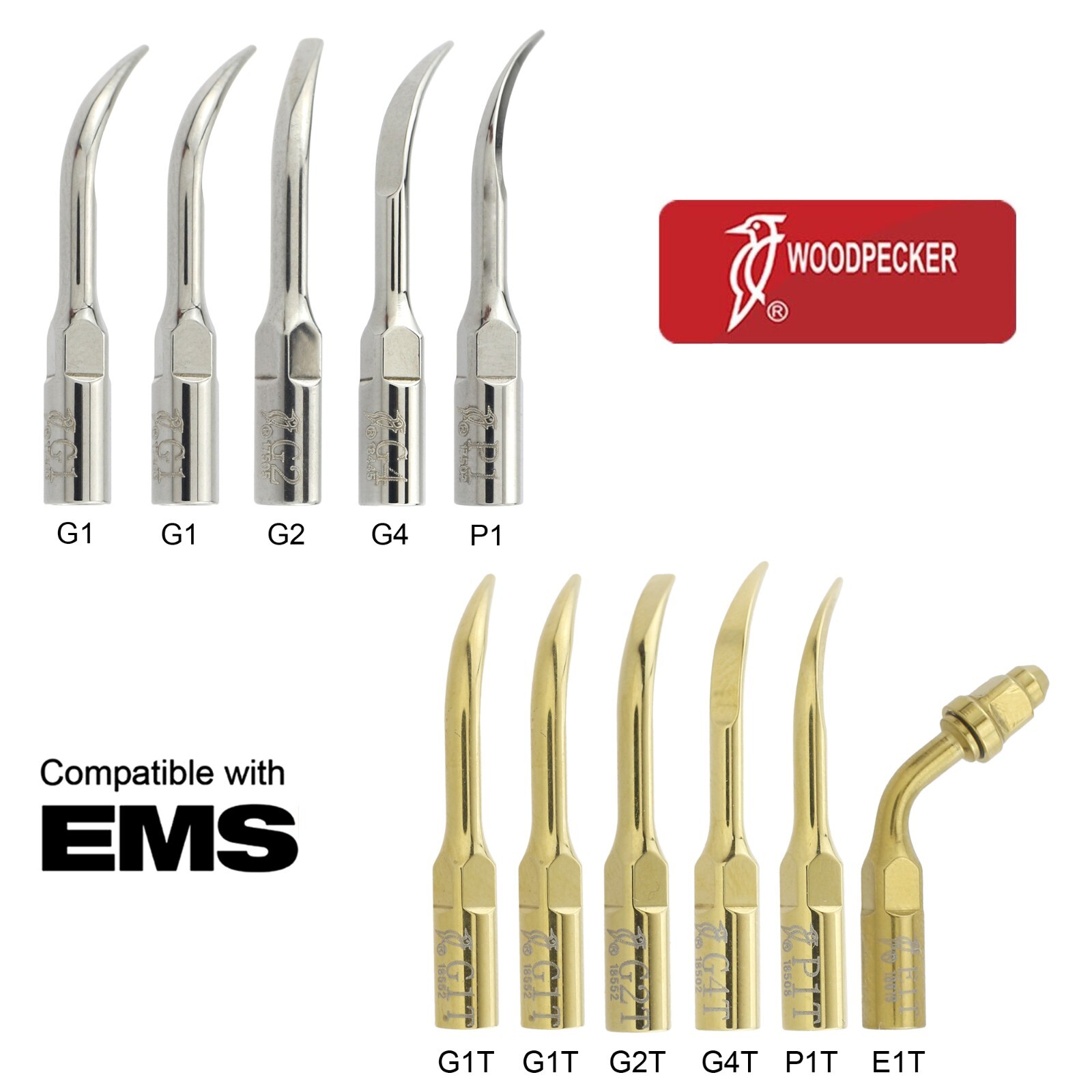 Woodpecker UDS N3 LED Dental Ultrasonic Piezo Scaler Handpiece HW-5L EMS Tips G1