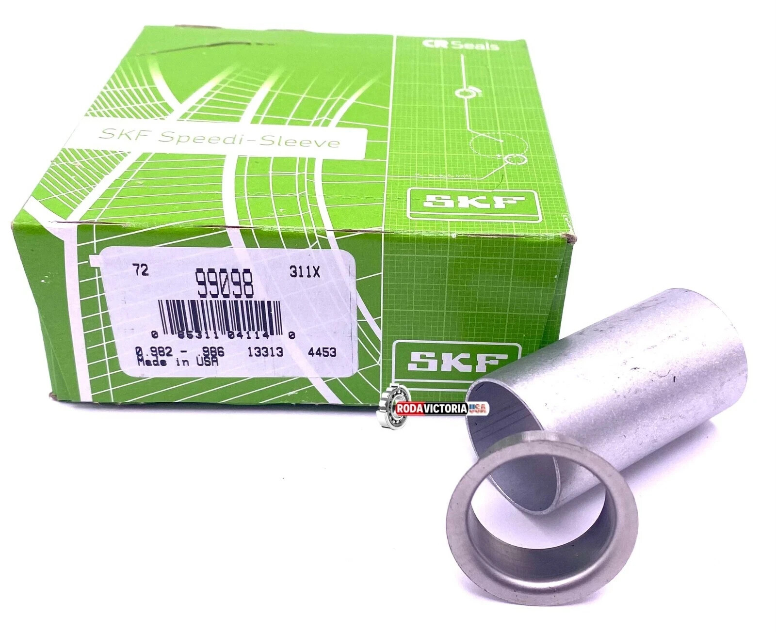 SKF USA 99098 Engine Crankshaft Repair Speedi-Sleeve ID 24.99 mm