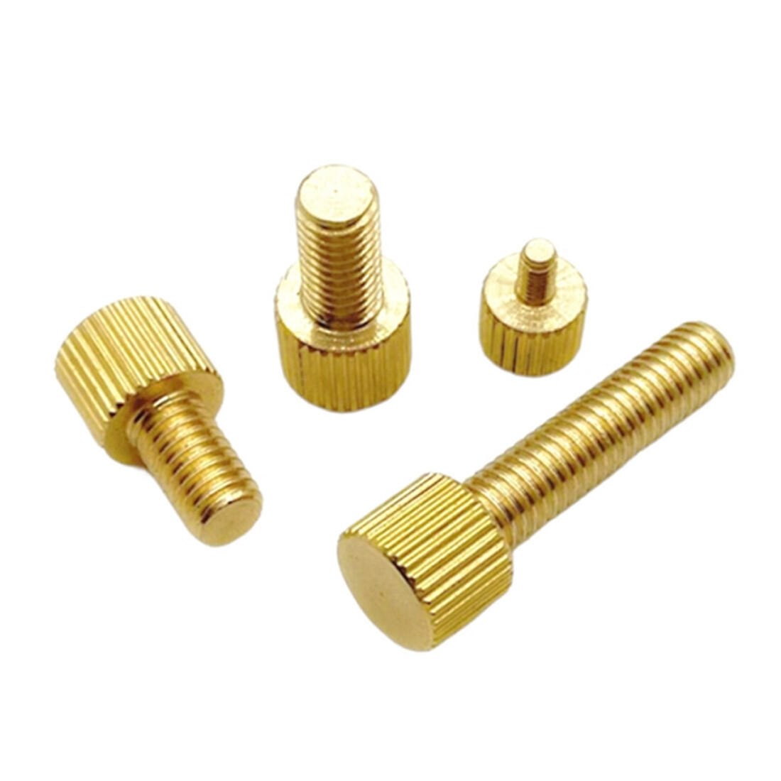 Brass Knurled Thumb Screw M2 M2.5 M3 M4 M5 M6 Small Thumb Screw Bolt 3mm to 25mm