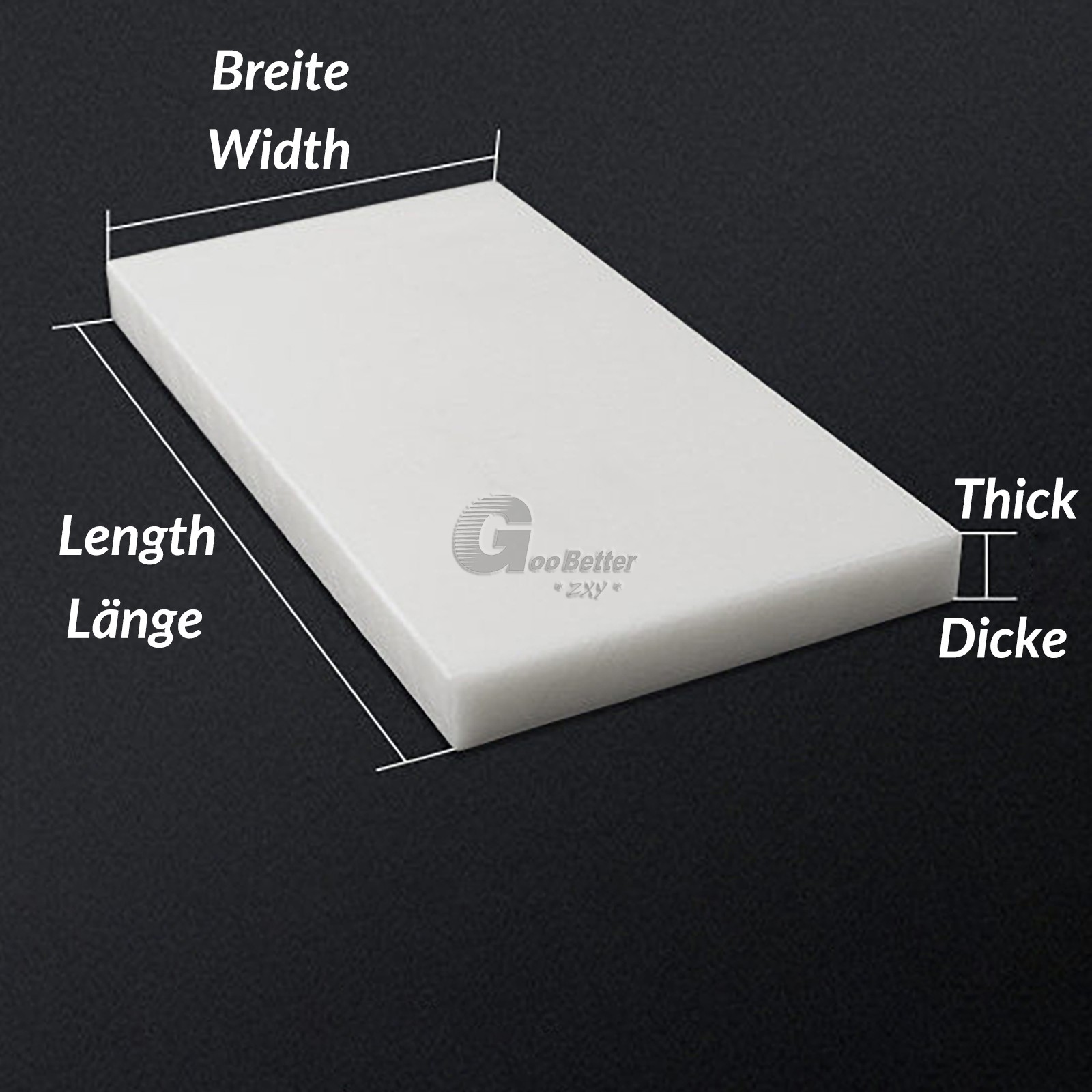 PTFE Virgin Sheet,2mm-30mm White Black Temperature Polytetrafluoroethylene