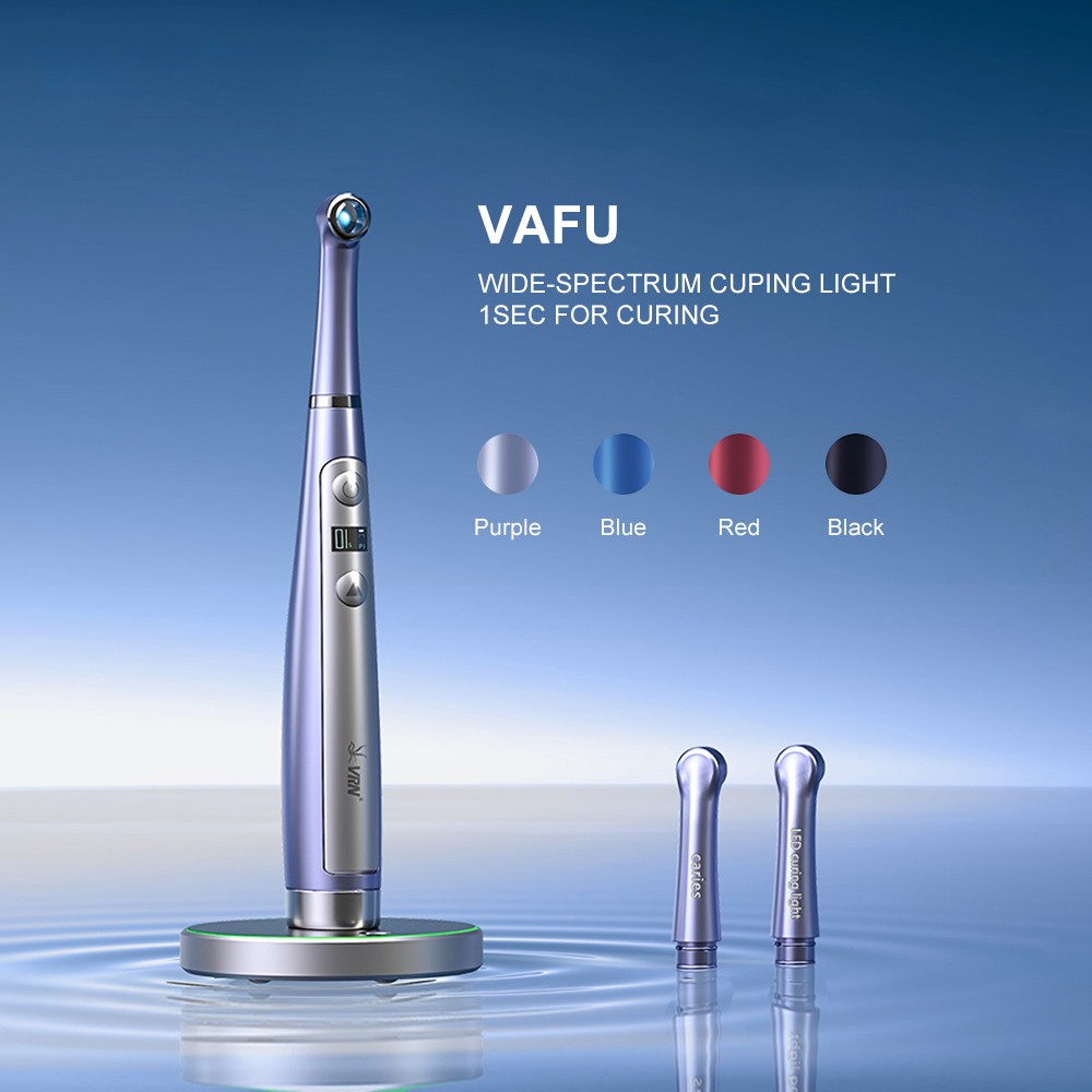 VAFU- Dental Cordless LED Curing Light Lamp 1 Second Resin Cure Lamp 3200mW/cm²