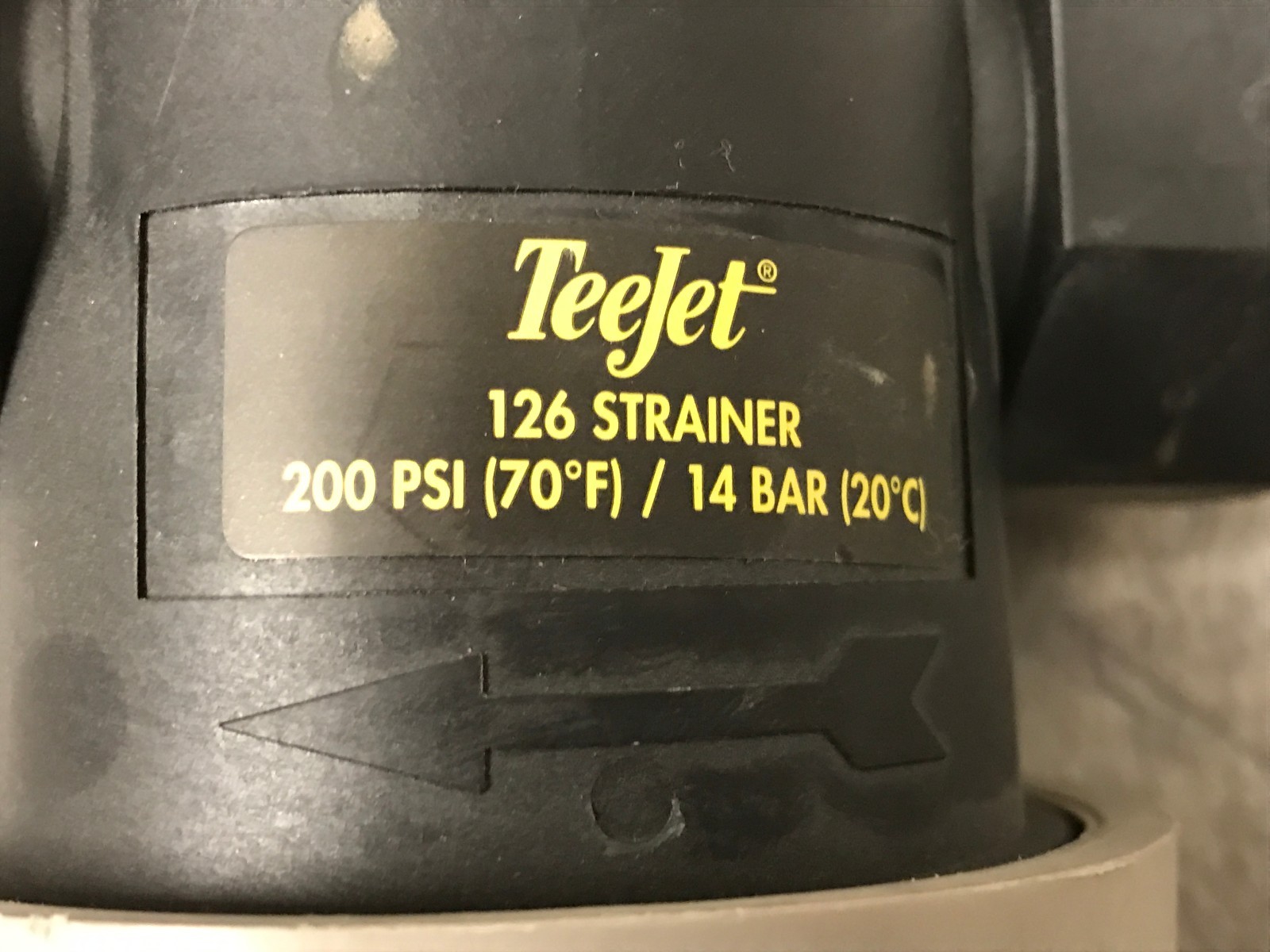 AA126ML-4-50 TeeJet 1″ Line Strainer 50 Mesh