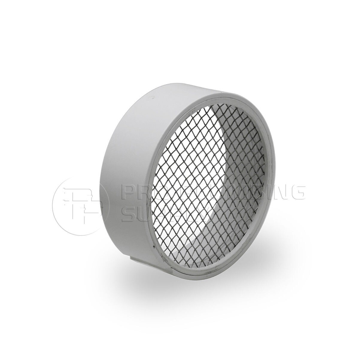 Raven PVC Termination Vent Stainless Steel Screen with Condensation Slot – 2″