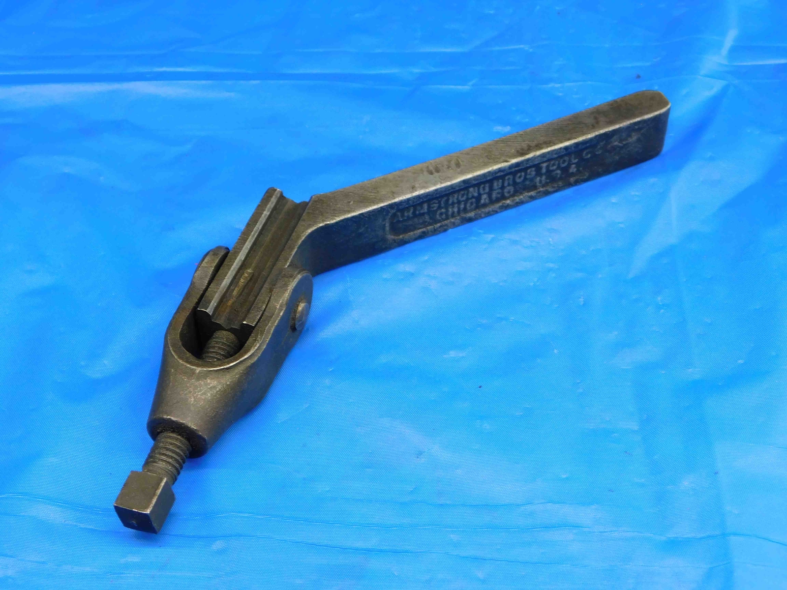 ARMSTRONG ACE NO. 2030 FLIP CLAMP TOOL HOLDER 16MM X 9MM SHANK USA MADE