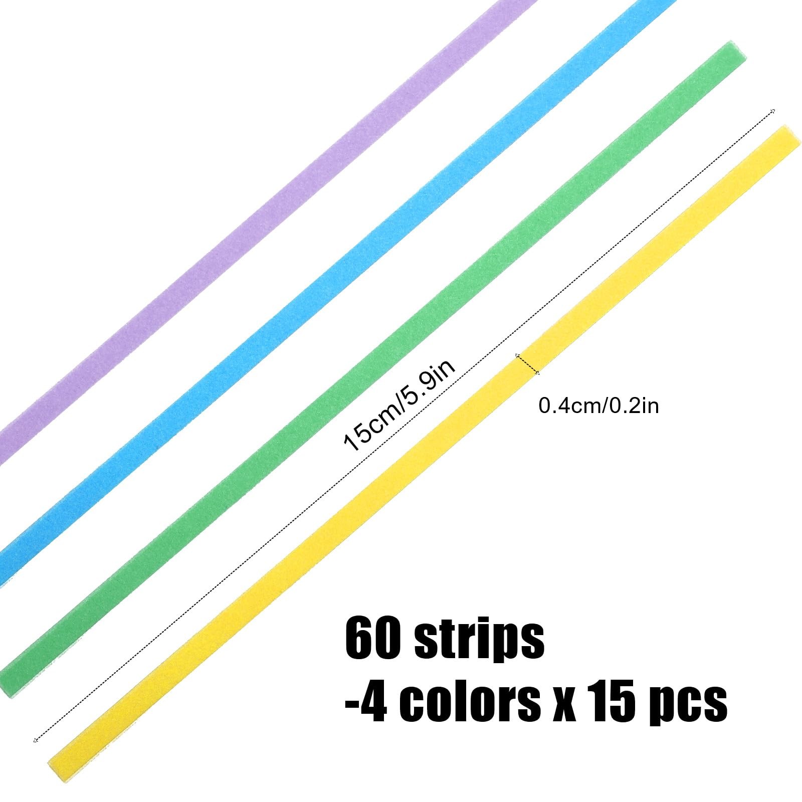 Hpmjz 60 Pcs Dental Polishing Strips Teeth Sanding Grinding Tool Universal…