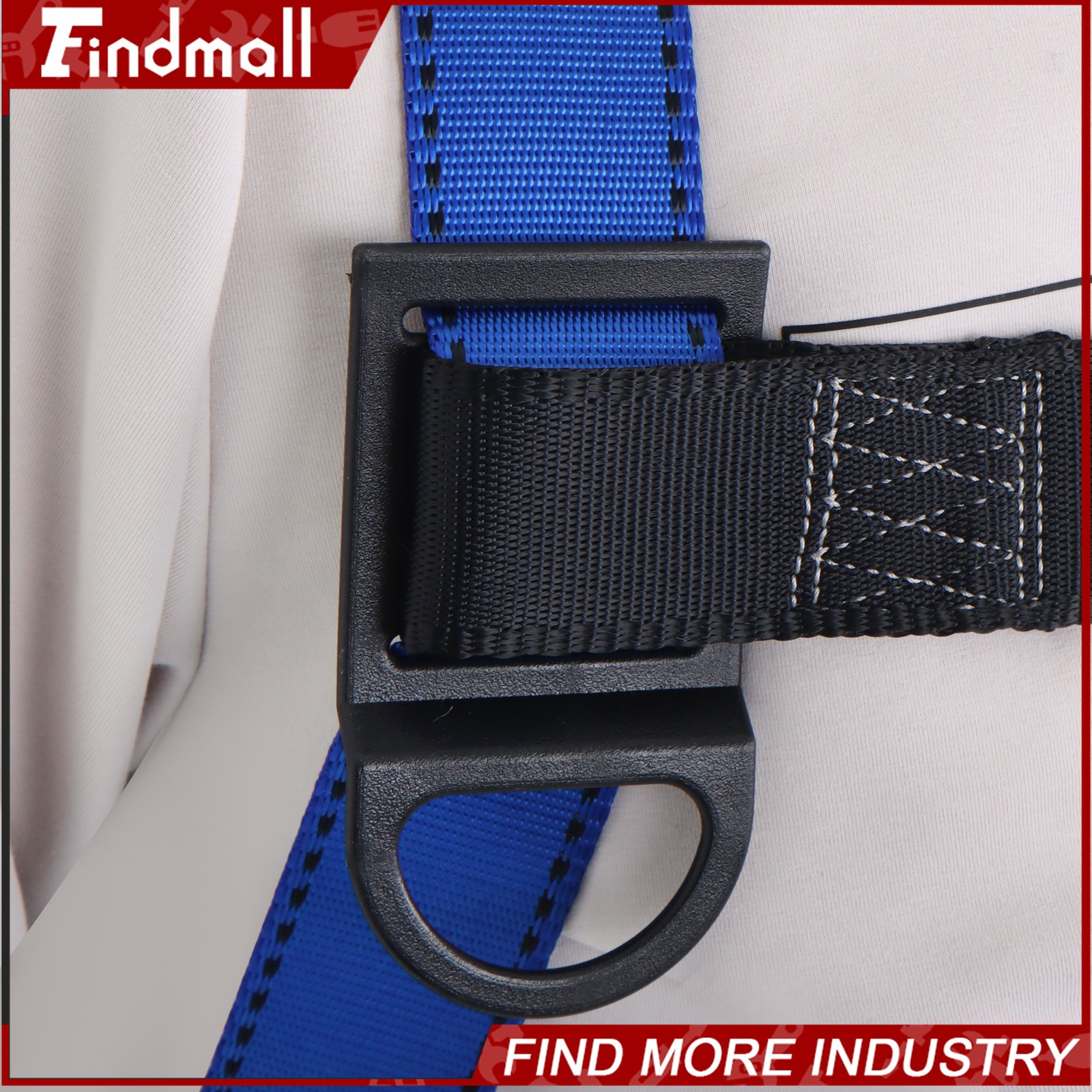 Findmall Full Body Roofing Harness Fall Protection Kit W/Shock Absorbing Lanyard