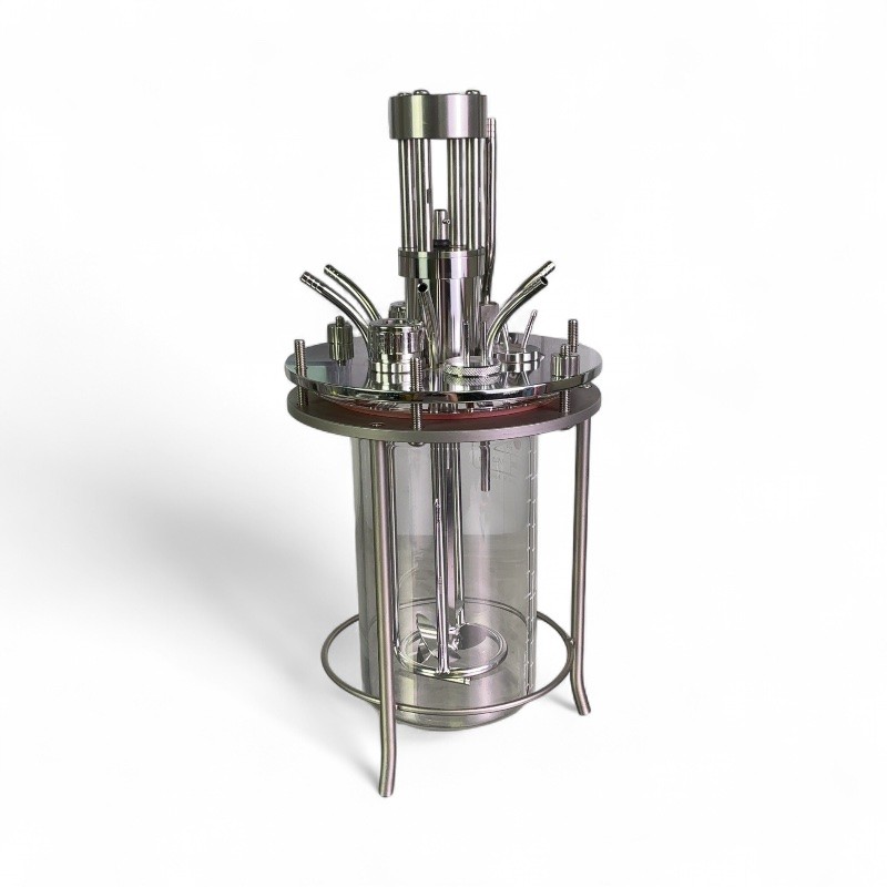 Sartorius Applikon Biotechnology -1/0.5 Barg Bioreactor Vessel Headplate & Stand