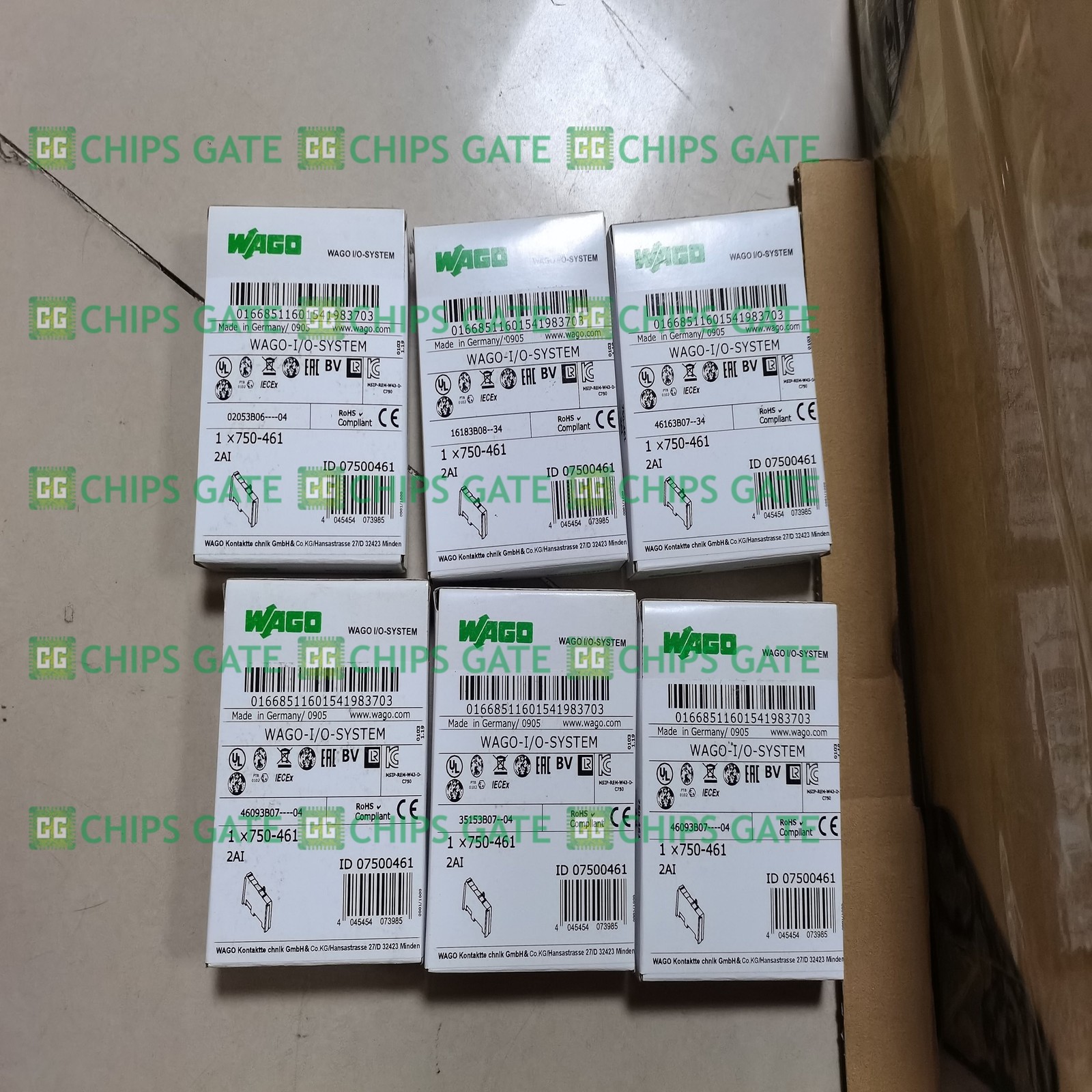 New In Box Original WAGO 750-461 2-Channel Analog Input PLC Module 750 461