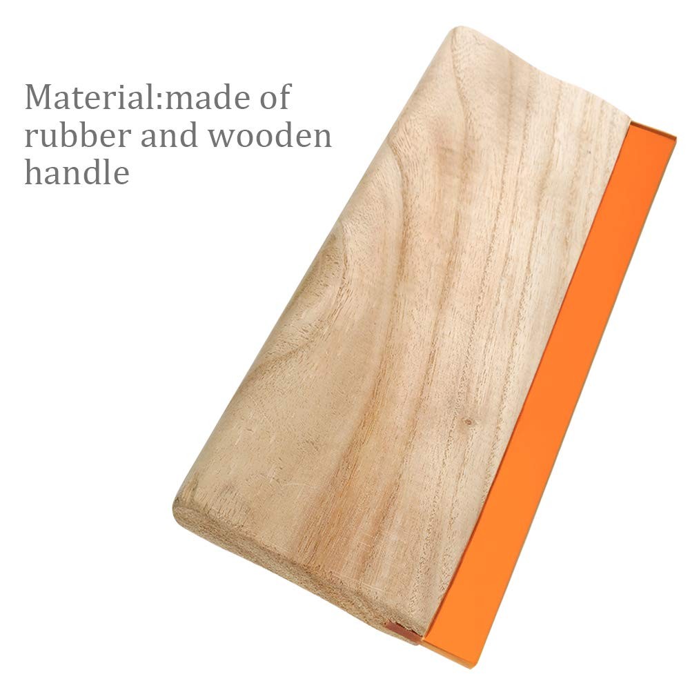 Screen Printing Squeegee Set Wooden Handle 2 Sizes