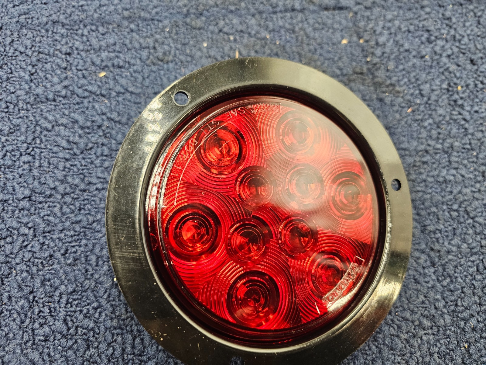 (QTY 2) Optronics STL42RB LED Stop Tail & Turn Light 4 Round 10 Diode Red