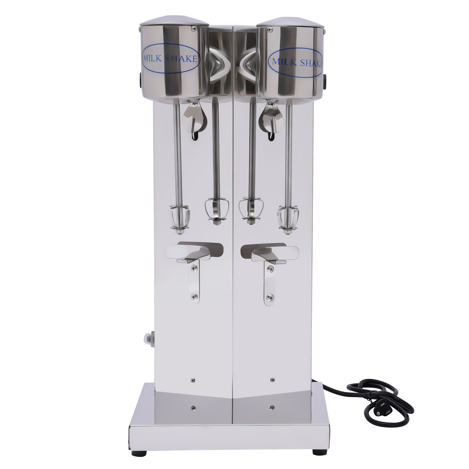 Double-head Electric Milk Shaker Silver Commercial Milk Shaking Machines 800ml
