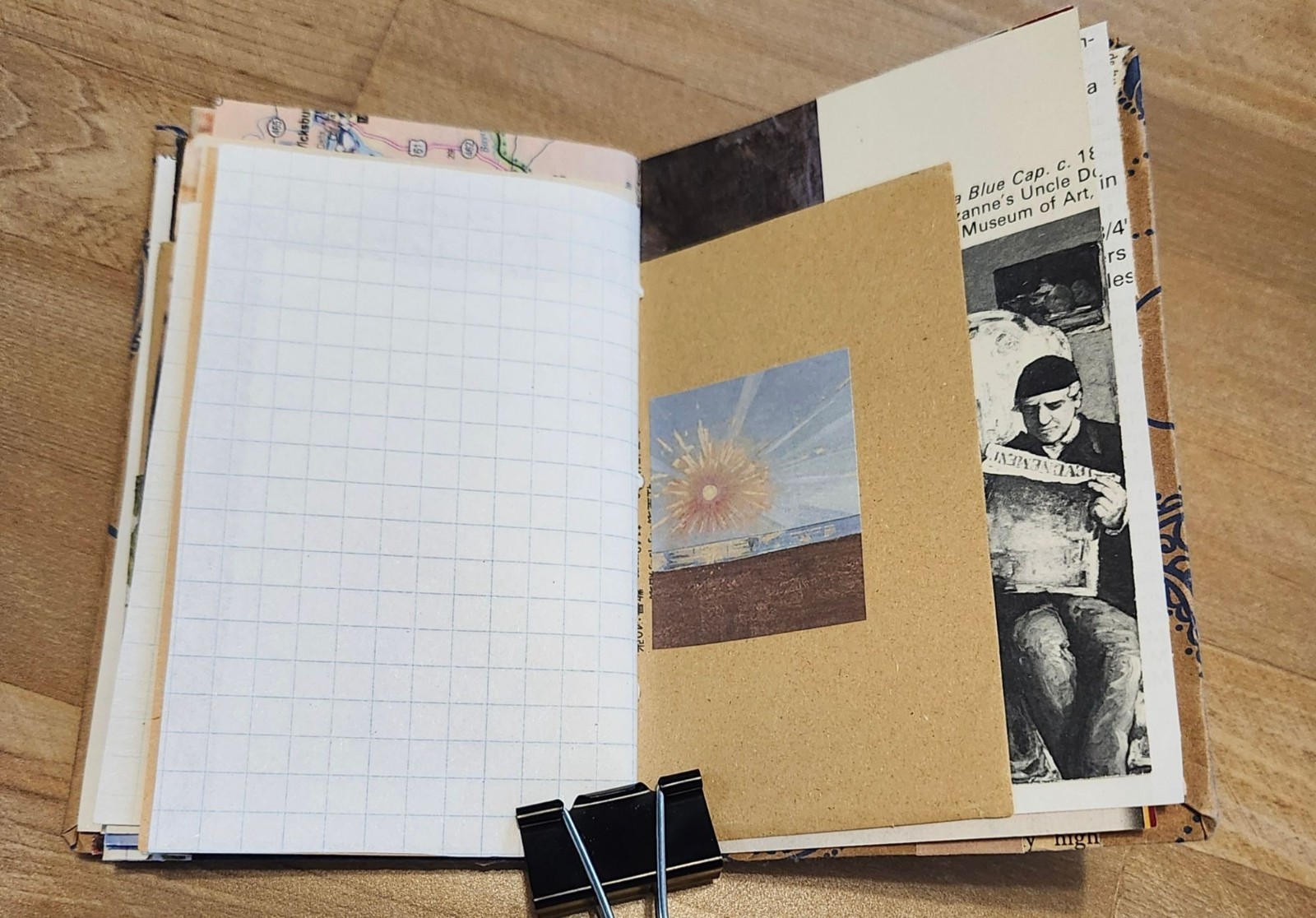 Handmade Junk Journal 56 pages Pocket Notes