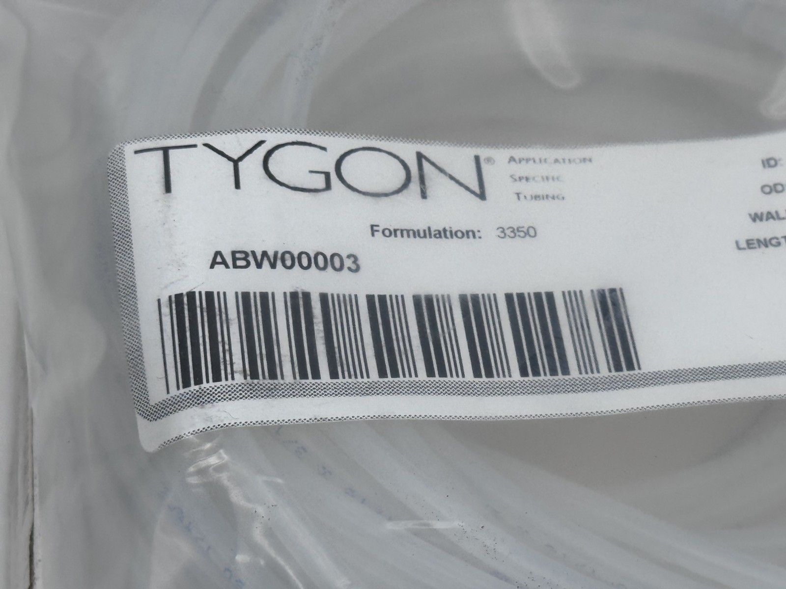 (50ft) Tygon ABW00003 Saint-Gobain 3350 Silicone Tube Tubing 1/16″ ID, 3/16″ OD