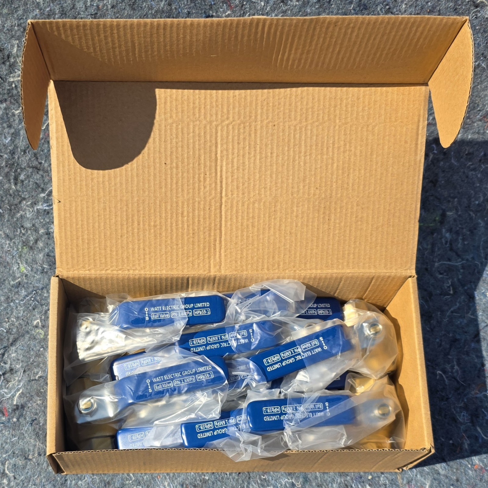 Lot Of 10, Brass Ball Valves, 1″ Female NPT, Full Port HPb59-1 DN29 PN16 Teflon