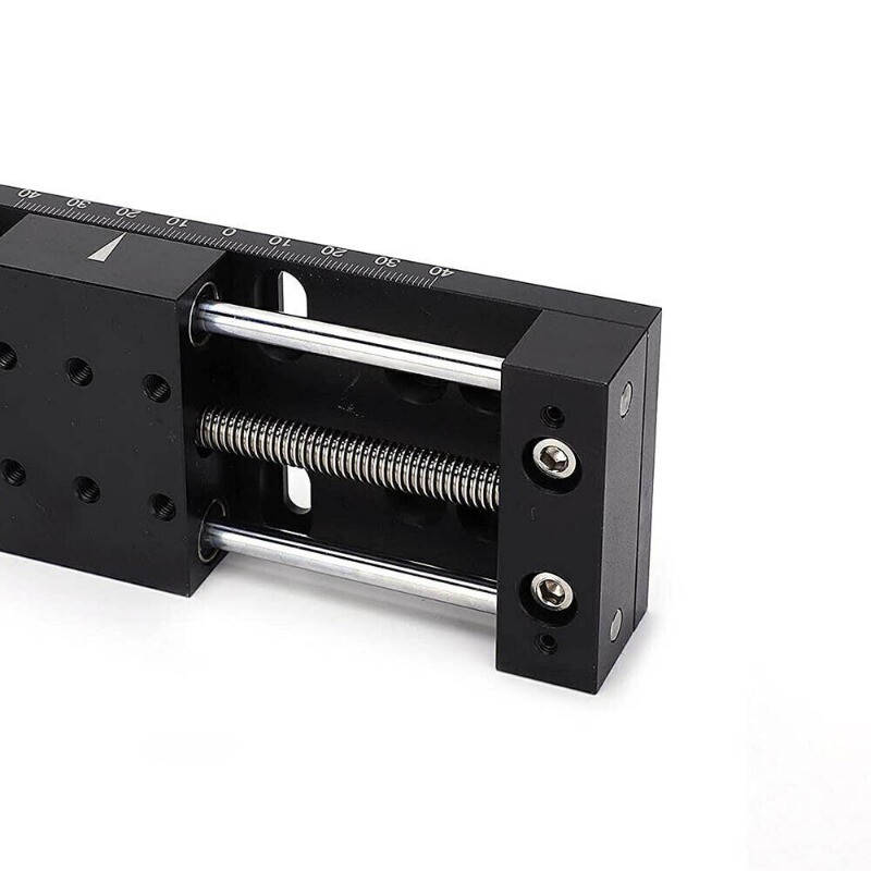 X-axis 20/40/60/80A-DB10-120 Manual Linear Stage Translating Displacement Stage