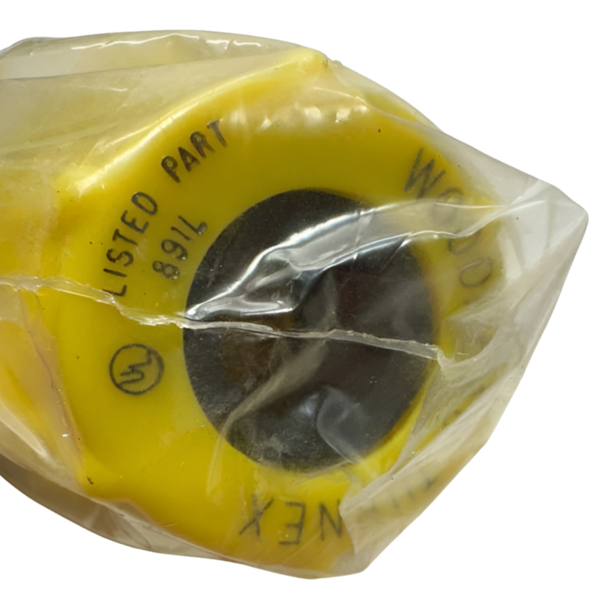 Daniel Woodhead 891L Safety Yellow Oil-Proof Neotex Male Plug, 20A, 125V, L5-20P