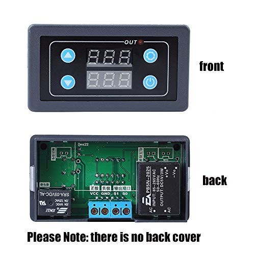 AC 85-265V Timer Delay Relay Module 0-999s/min/h Digital LED Cycle Switch for