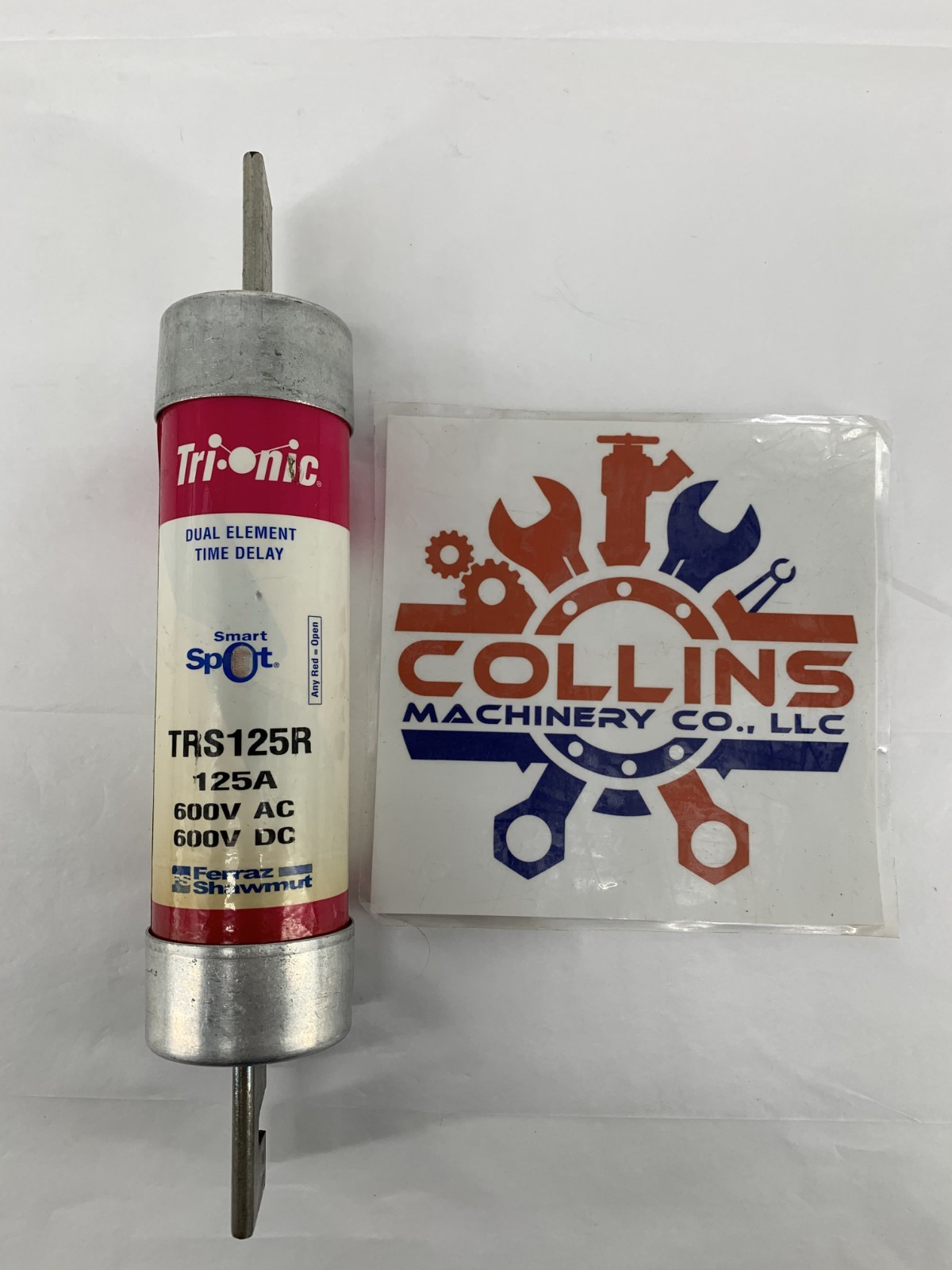 Ferraz Shawmut TRS125R 125A 600V Tri-Onic Smart Spot Time Delay Class RK5 Fuse